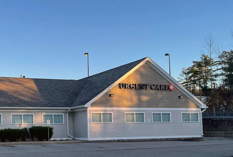 The exterior of a ClearChoiceMD Urgent Care facility in Alton.